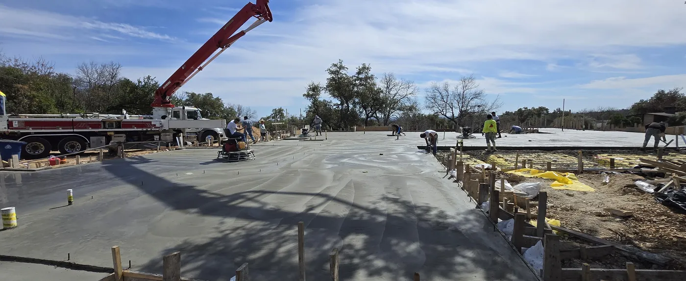 Finished concrete flatwork and approach by DB Concrete