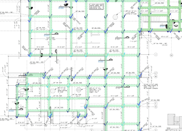 Detailed structural plan